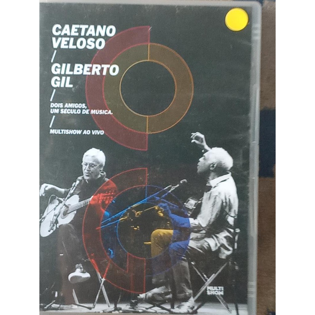 DVD SHOW Caetano Veloso, Gilberto Gil ‎– Dois Amigos, Um Século de Música / Multishow Ao Vivo