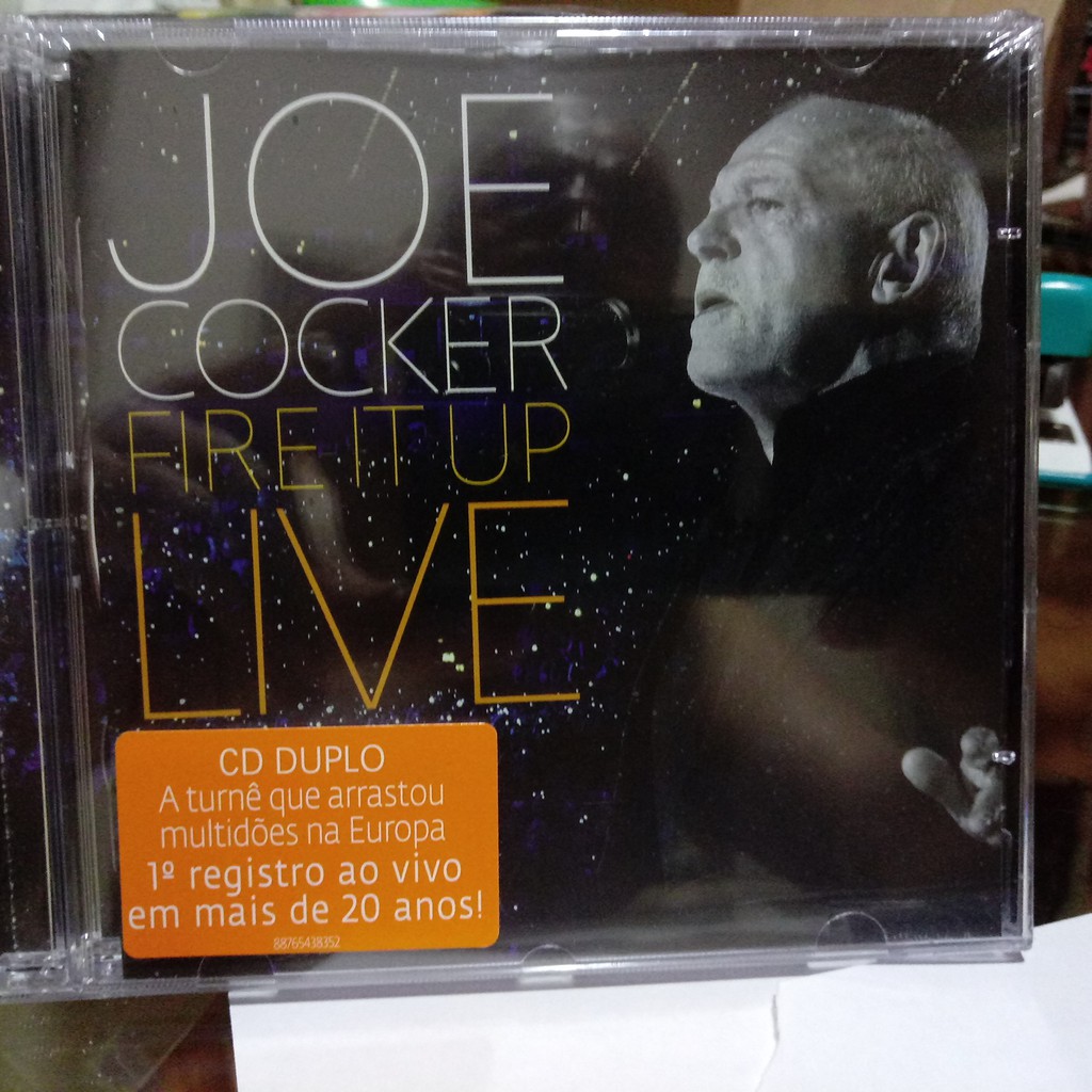 Cd Joe Cocker - Fire It Up Live (Edição dupla lacrada)
