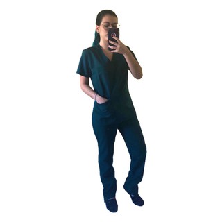 Conjunto Pijama Scrub Cirúrgico Hospitalar de Oxford