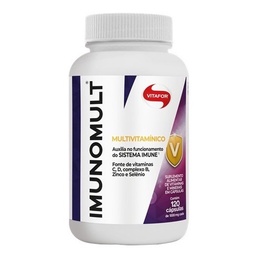 Imunomult Multivitamínico E Minerais Vitafor 120 Cápsulas