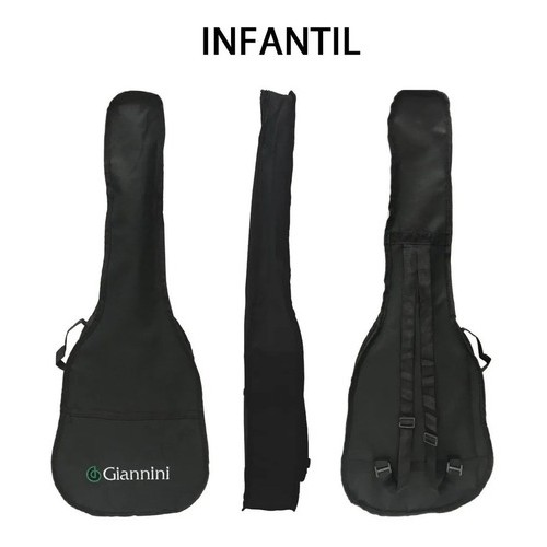 Capa Simples Para Violão Infantil Giannini Com Alças E Bolso