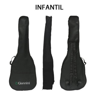 Capa Simples Para Violão Infantil Giannini Com Alças E Bolso