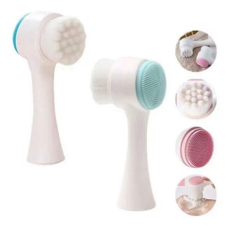 Escova Para Lavar Rosto E Massagear 2 Em 1 Manual Envio 24hr | Shopee ...