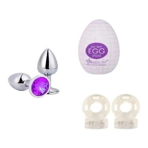 Plug Anal Egg Spider Magical Kiss Anel Vibrador Peniano Shopee Brasil