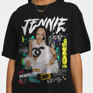 Camiseta T-shirt Unissex Algodão Grupo Kpop Blackpink Jennie Kim