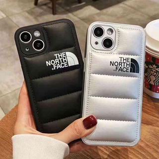 THE NORTH FACE A Norte Impressão Do Padrão Preto Prata Estojo De Silicone Para Celular Iphone 14 13 promax 13 13pro 7 8 14 Mais 8 11 11 X XS Max 12 pro i12 12pro XR