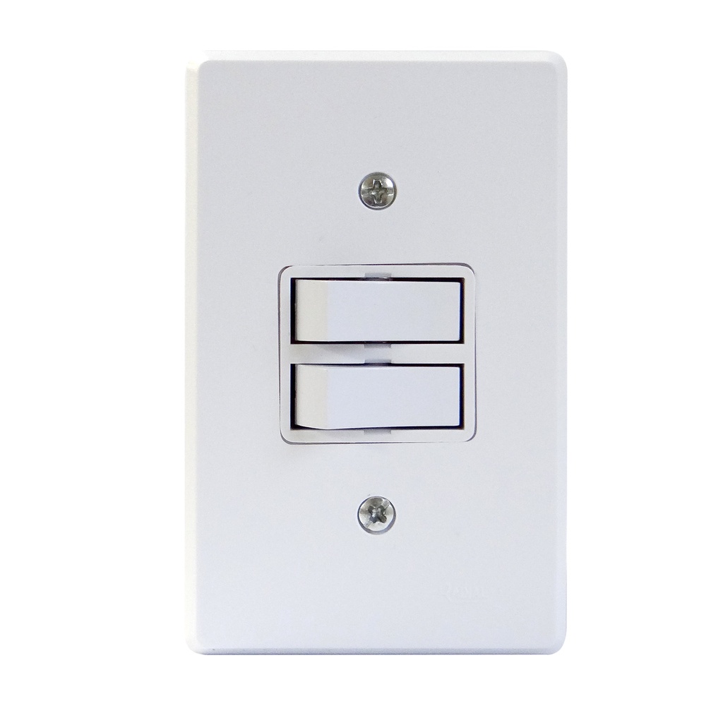Interruptor 2 Teclas Simples Linha Gelo Radial