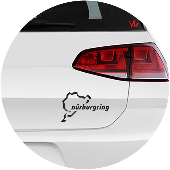 Adesivo Nurburgring Alemanha Carro VW Audi Euro em Oferta na Shopee