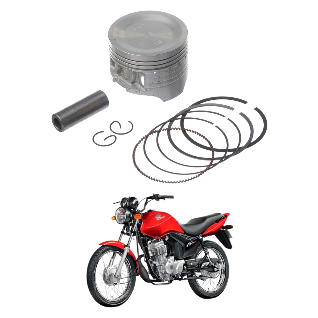 Kit Pistao Kmp 0.50 Cg Titan 125 2002-2008 Bros 2003-2005