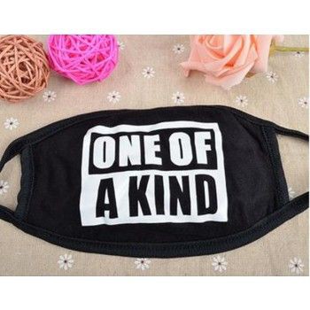 Máscara facial de proteção one of a kind kpop g-dragon bigbang korean fashion cute E-girl alternativo