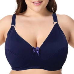 PARIFAIRY sutiã sem bojo soutien plus size sutiã confort sutiã com aro 52 54 56 58 60 62-3982
