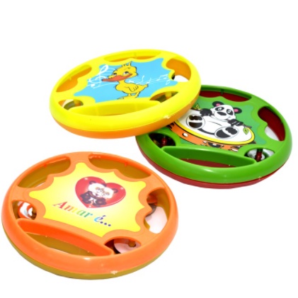 Pandeirola Divertido  De Brinquedo - Instrumentos Musicais -pandeiro Para Crianças em Oferta na Shopee