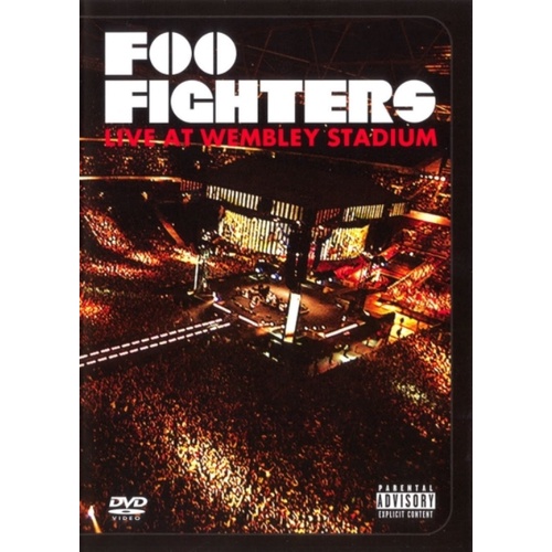 DVD Foo Fighters - Live At Wembley Stadium [LACRADO] (Nirvana/David Grohl/Pearl Jam/Alice In Chains)