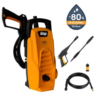 Wap Alta Pressão Lavadora de Alta Pressão WAP Ágil 1800 1400W 1300 PSI e Vazão de 300 L/h 110V - WAP