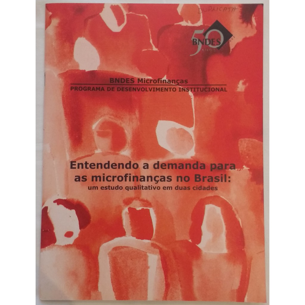 Livro -  Entendendo a Demanda para as Microfinanças no Brasil: Um Estudo Qualitativo em Duas Cidades - BNDES - Bonnie Brusky e João Paulo Fortuna