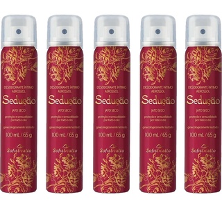 Kit 5 Desodorante Intimo Sedução Jato Seco Dolce & Gabanna