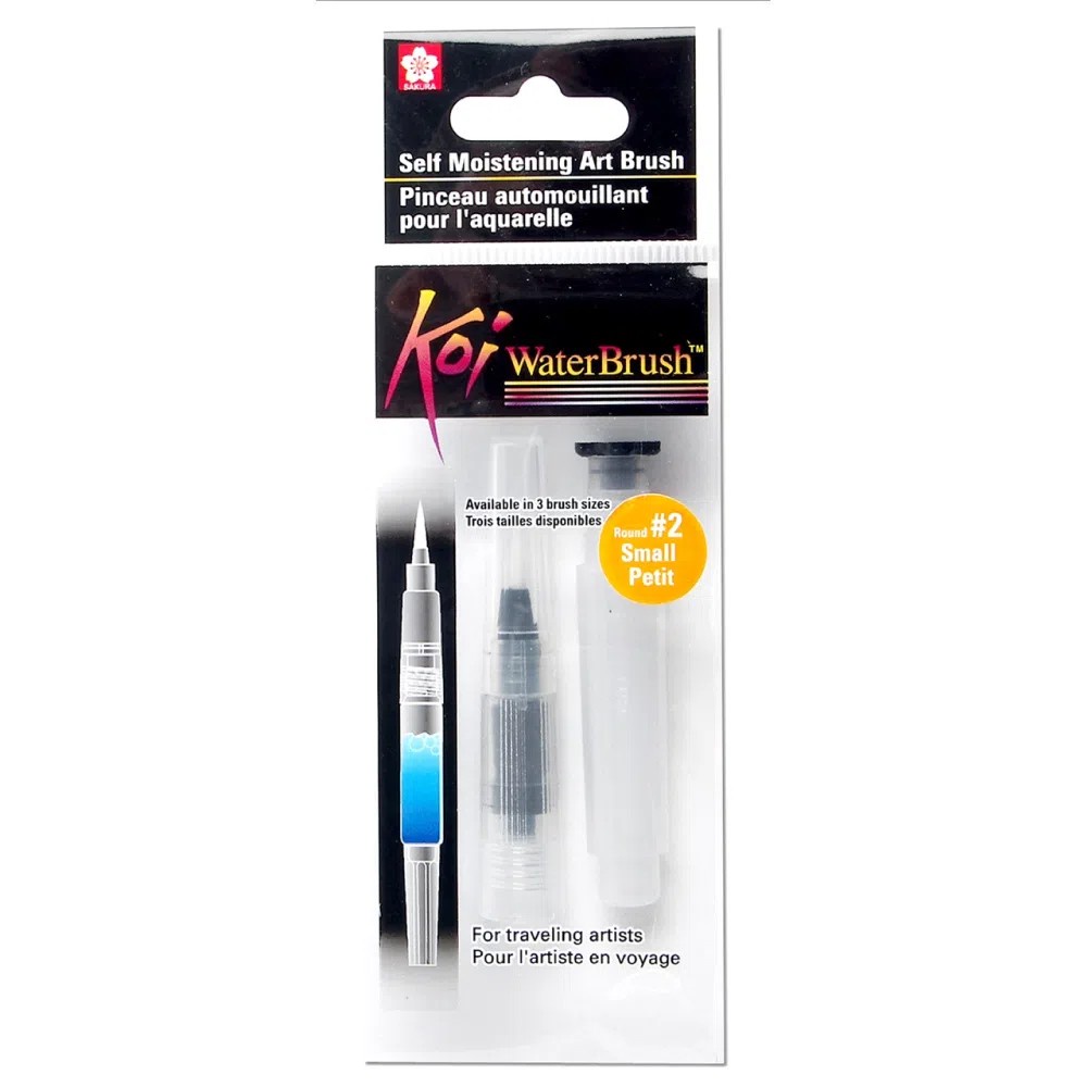 PINCEL SAKURA KOI WATERBRUSH #2 FINE C/ RESERVATORIO XQR-S