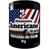 Alisamento Americano Masculino Black Hidróxido De Sódio em Oferta na Shopee