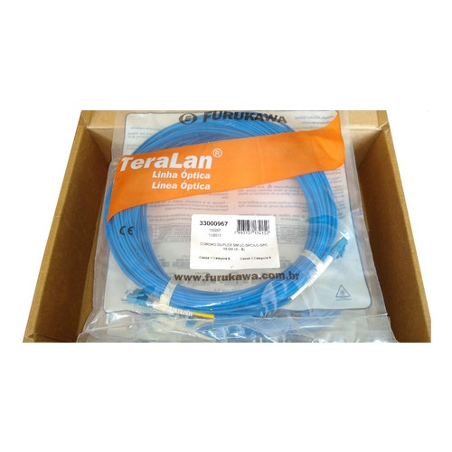 Fibra Optica Monomodo LC / LC Duplex 15m Furukawa