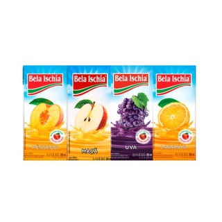 Caixa de Suco Bela Ischia 200ml - Diversos Sabores - 10 UNIDADES