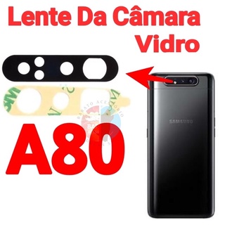 Vidro da Camera Samsung Galaxy A80 Lente da Câmera Traseira Vidrinho Traseira Original