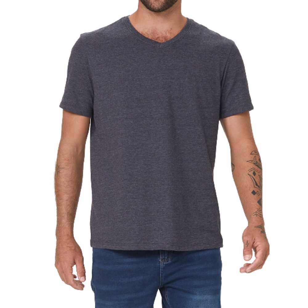 Camiseta Masculina Hering 022b em Oferta na Shopee