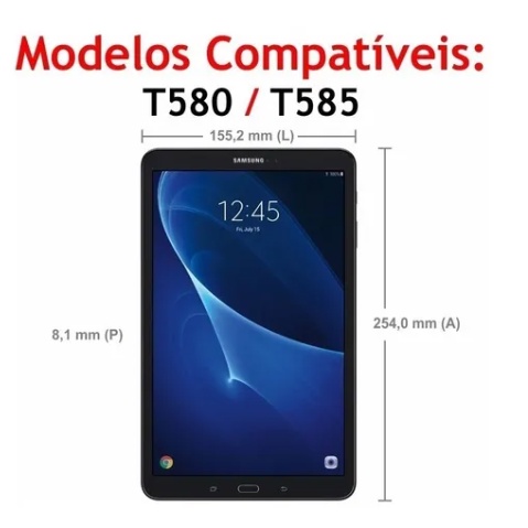 Película De Vidro Samsung Galaxy 10.1 T585/T580