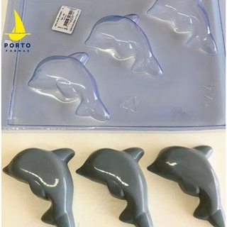 1~5 Forma Simples GOLFINHOS em Acetato PORTO Para Doces de Chocolate e Confeitaria. P144 - N4 em Oferta na Shopee