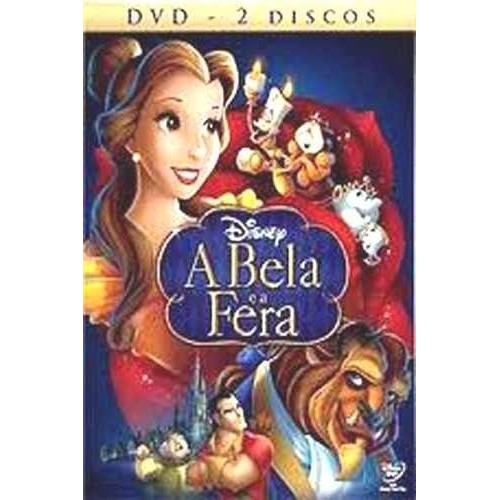 Dvd Original Da Animação A Bela E A Fera (duplo )