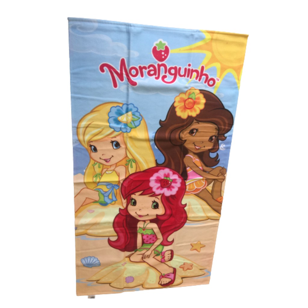 Toalha Infantil Meninas Personalizada Moranguinho