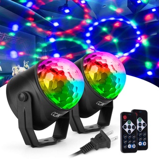 Lâmpada Mágica De Cristal RGB LED Com Efeito De Palco/Treino Sensível
