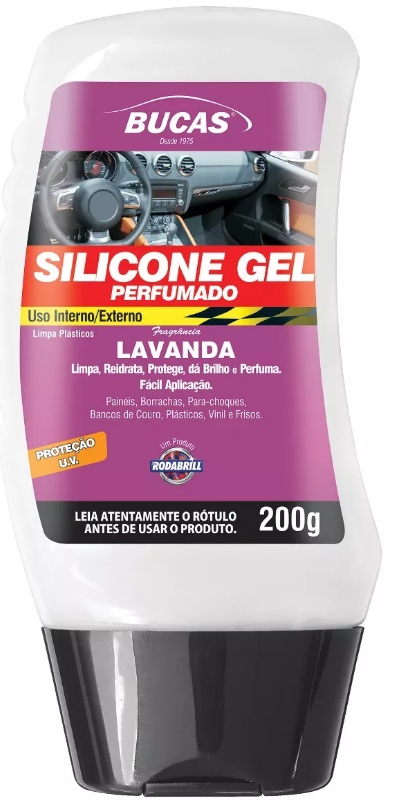 Silicone Gel Frasco (200g) - Rodabrill - Lavanda
