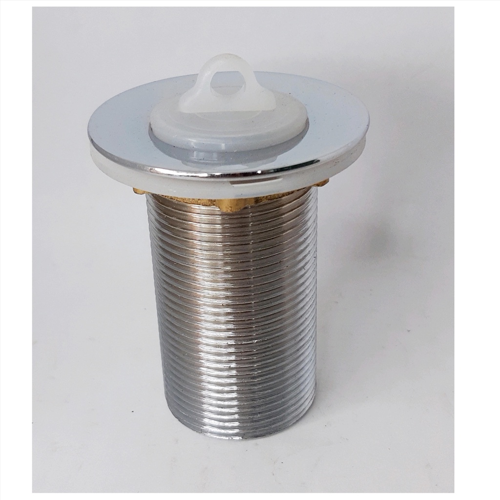 Válvula para tanque com saída longa de metal cromado