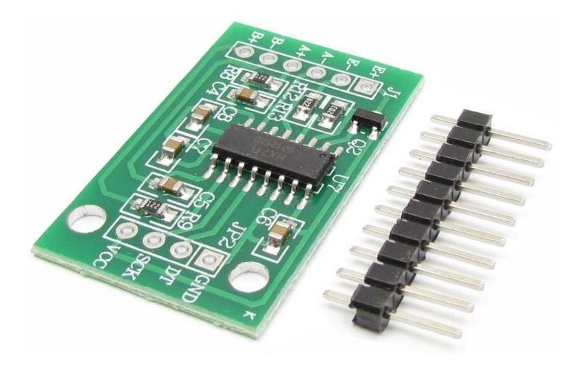 Kit Modulo Conversor Hx711 P/ Sensor De Peso + 4 Sensor Célula De Carga - 50Kg