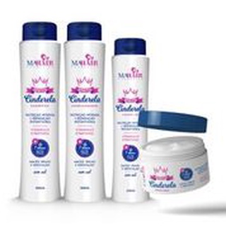 Shampoo Condicionador Máscara e Leave-In Efeito Cinderela Mahair Nutrição Oferta Relâmpago!