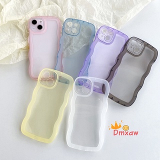 Capa De Onda Enrolada Transparente De Luxo Xiaomi 12 Mi 11 Pro Lite 10 5G 10s Silicone Macia Anti-Impacto
