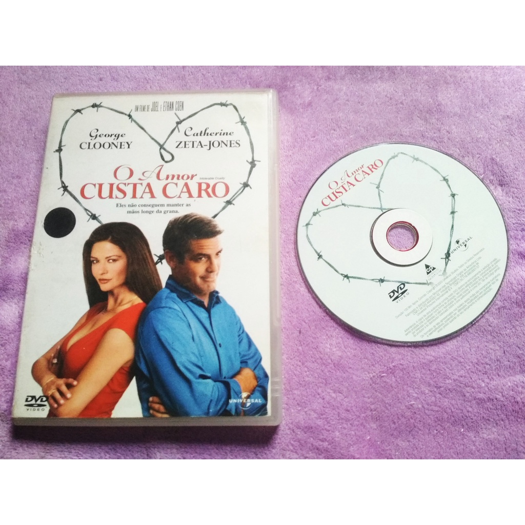 Dvd Filme - O Amor Custa Caro (George Clooney)