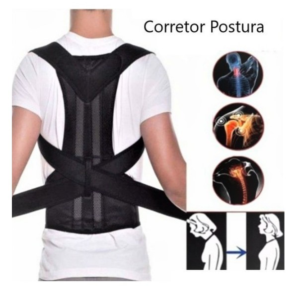 Cinta Postural Corretor De Postura Masculino Envio Imediato Para Todo O ...