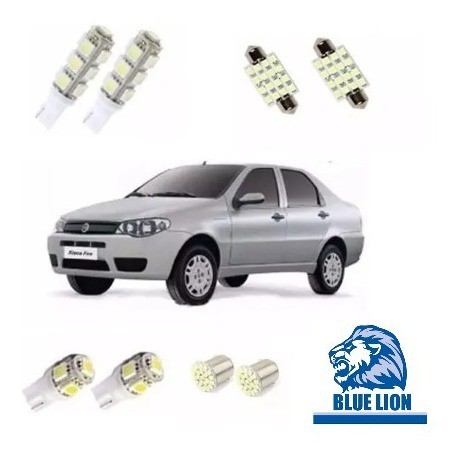 Kit Lampadas Led Siena G3 Teto Placa Ré Farolete Xenon Top em Oferta na Shopee