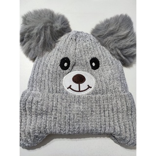 Gorro Touca infantil/ bebê tricô forrada antialérgica menino ou menina