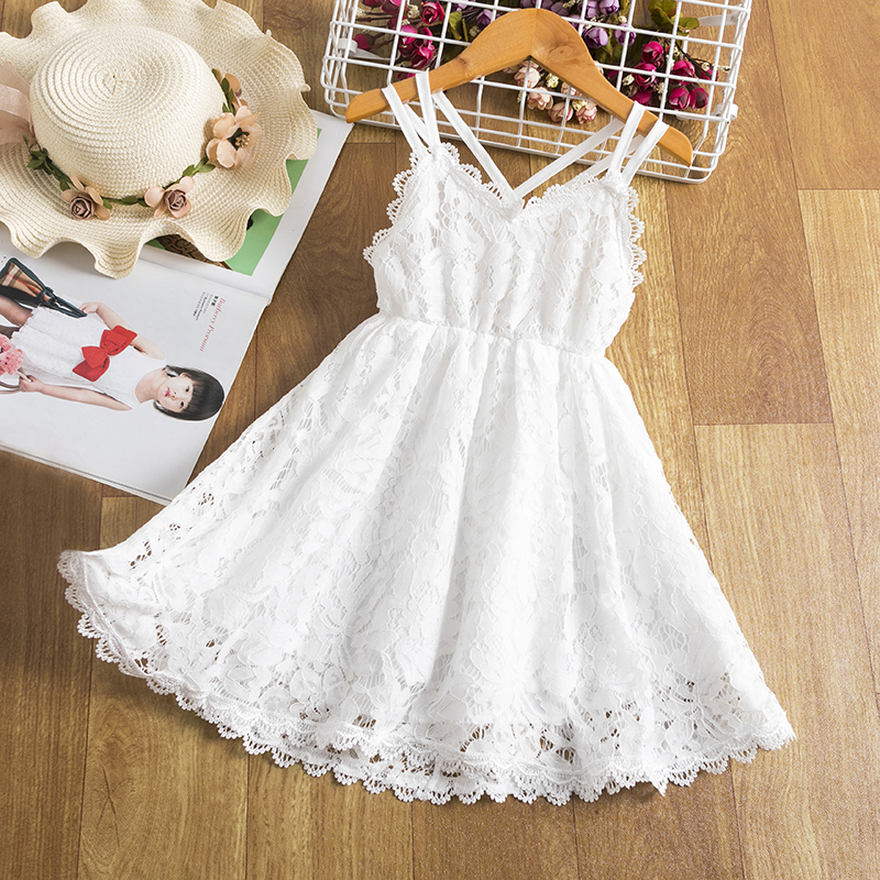 Vestido branco hot sale infantil longo