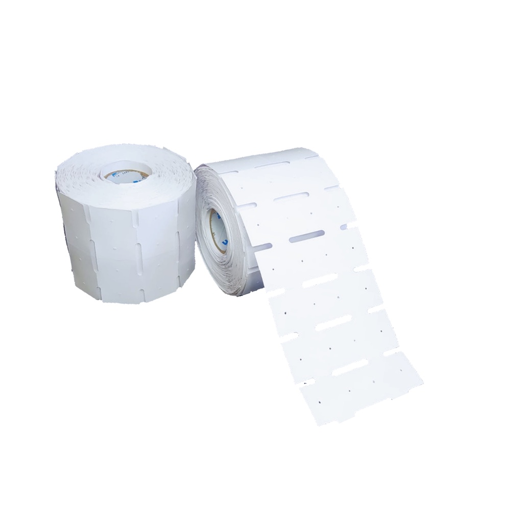 Etiqueta Tag Brinco 1 Furo 35x25 -2c 4000 Unidades