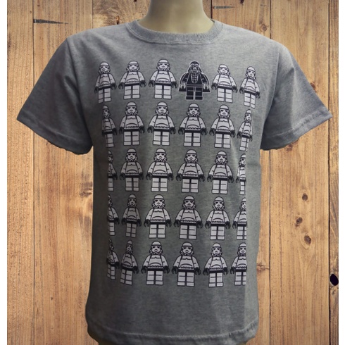 Camiseta Camisa Infantil Star Wars Stormtrooper Algodao Promocao