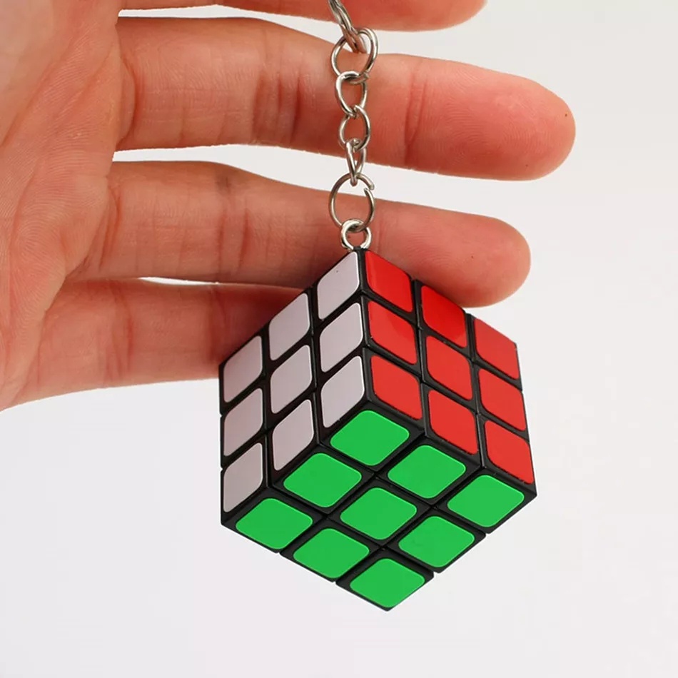 Chaveiro Mini Cubo Mágico 3cmx3cmx3cm