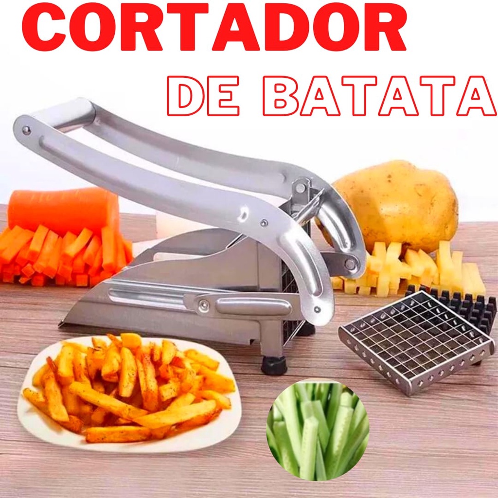 Cortador de Batatas Legumes Cortador Picador Profissional Legumes ...