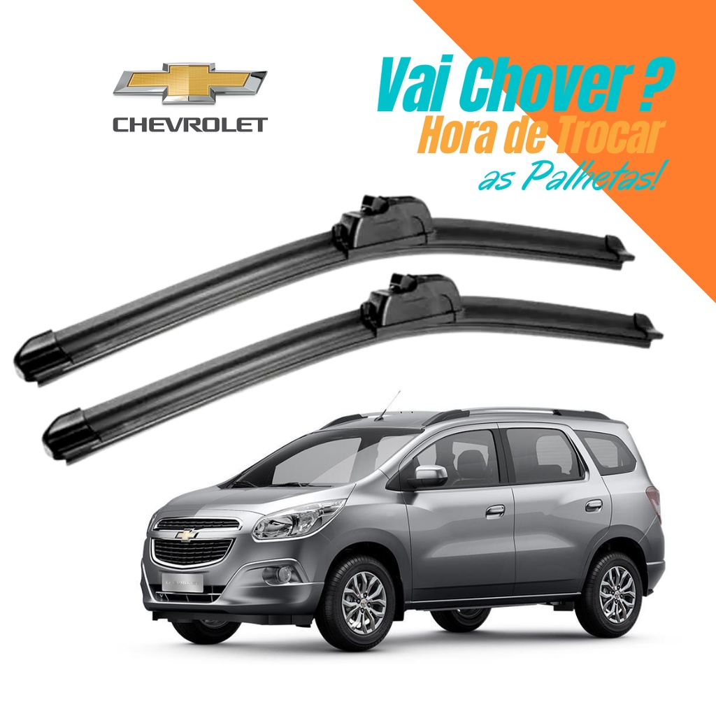 Par Palheta Limpador Parabrisa Chevrolet SPIN 2013 2014 2015 2016 2017 2018 2019 2020 em Oferta na Shopee