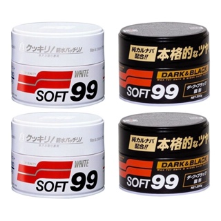 Kit 2 Ceras Soft 99 White Cleaner + 2 Ceras de Carnaúba Soft Dark Black em Oferta na Shopee