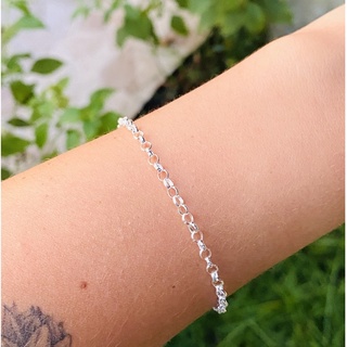 Pulseira Prata 925 Elo Português Prata Legítima
