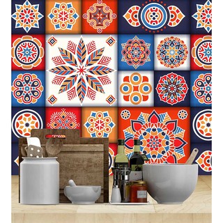 Adesivo Hidráulico mandala Indiana Namastê em Oferta na Shopee