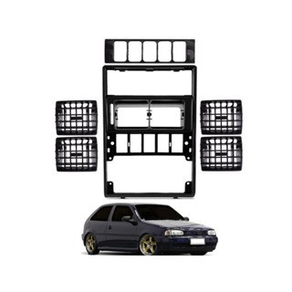 Kit Molduras Central e Botão Vidro Elétrico + Difusores Grades de Ar Gol Bola G2 Parati Saveiro em Oferta na Shopee